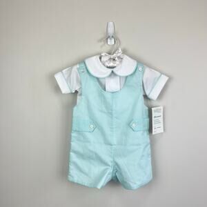 Vintage Glorimont Shortall Romper Set XS 6 Months NWT USA